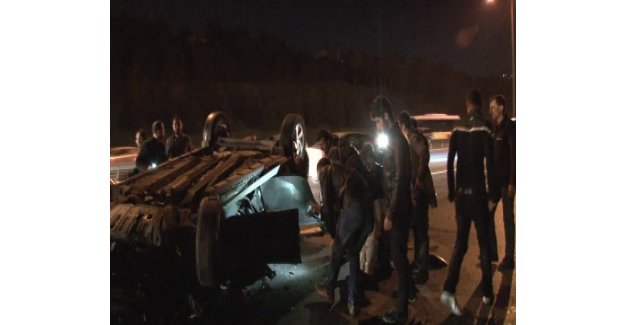 TEM  Gaziosmanpaşa Mevkii Edirne istikametinde kaza: 1 ölü, 1 yaralı