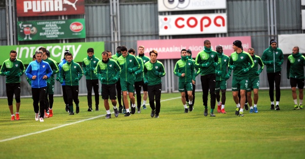 Bursaspor, ara vermeden kupa hazırlıklarına başladı